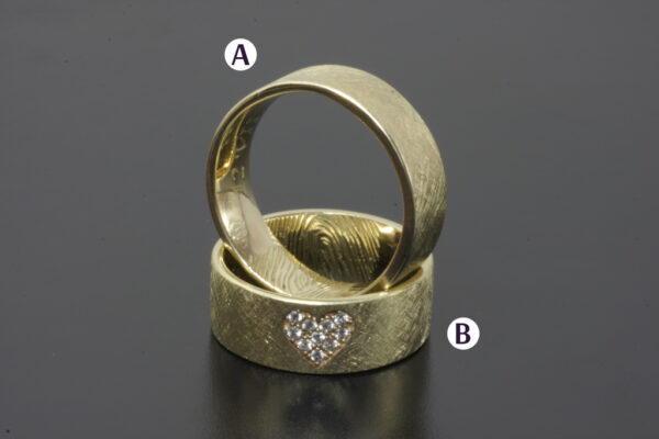 Touch wedding rings – model T19 - Image 2