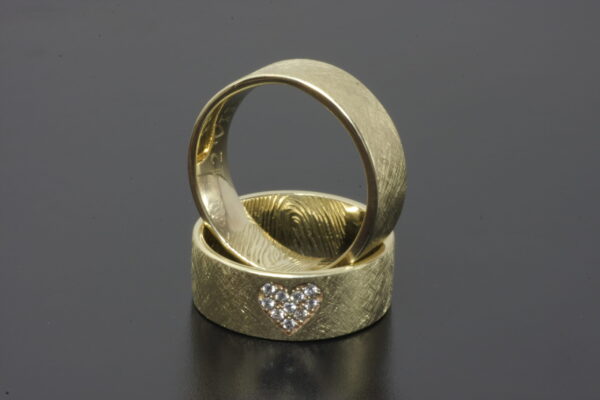 Touch wedding rings – model T19