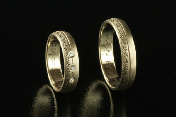 Classic wedding rings - model C5