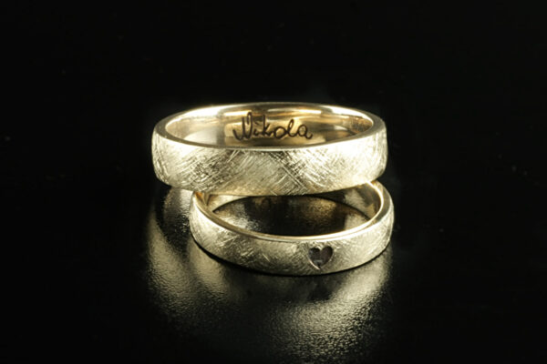 Classic wedding rings - model C6