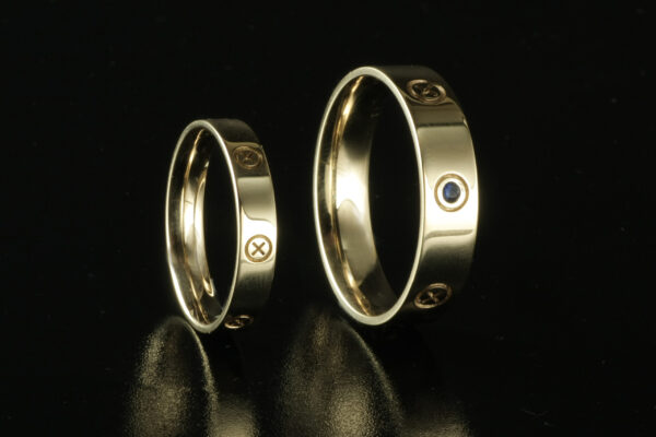 Classic wedding rings - model C7