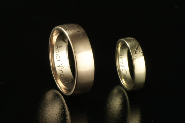 Classic wedding rings - model C9