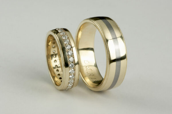 Classic wedding rings - model C13