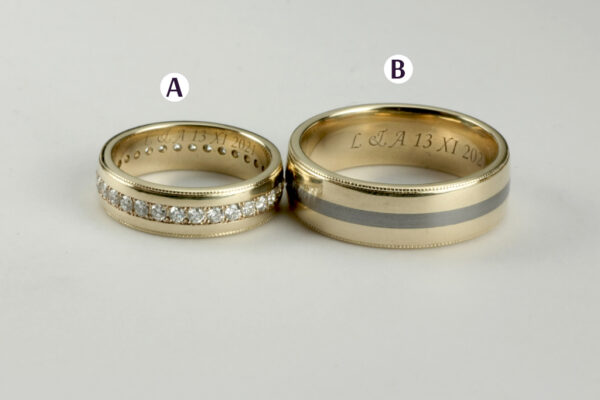 Classic wedding rings - model C13 - Image 3