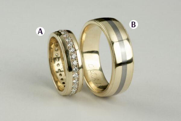 Classic wedding rings - model C13 - Image 2