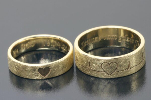 Classic wedding rings - model C15