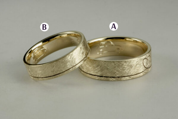 Classic wedding rings - model C16 - Image 4