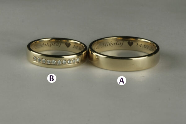 Classic wedding rings - model C18 - Image 3