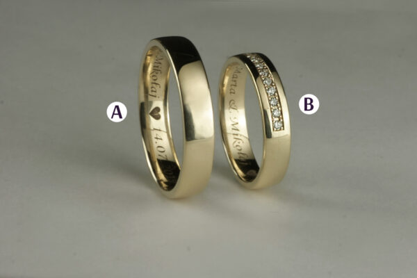 Classic wedding rings - model C18 - Image 2