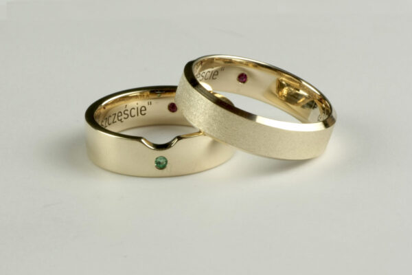 Classic wedding rings - model C19