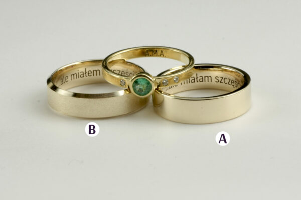 Classic wedding rings - model C19 - Image 3