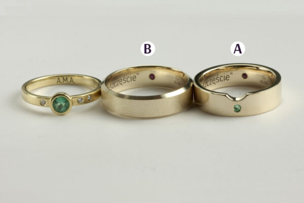 Classic wedding rings - model C19 - Image 5