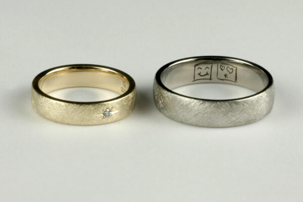 Classic wedding rings - model C20