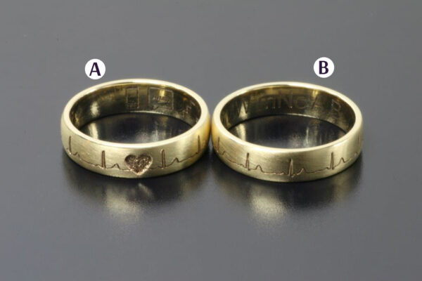 Classic wedding rings - model C24 - Image 2