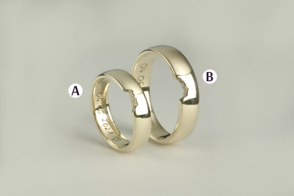 Classic wedding rings - model C25 - Image 2