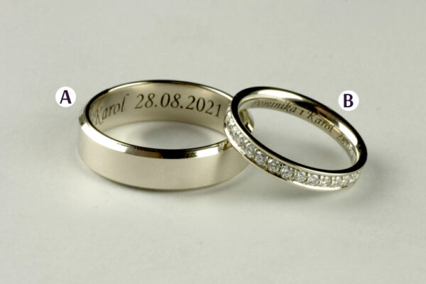 Classic wedding rings - model C26 - Image 2