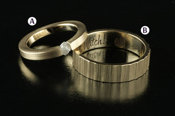 Classic wedding rings - model C28 - Image 2