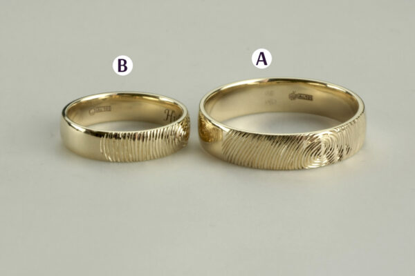 Touch wedding rings - model T1 - Image 3