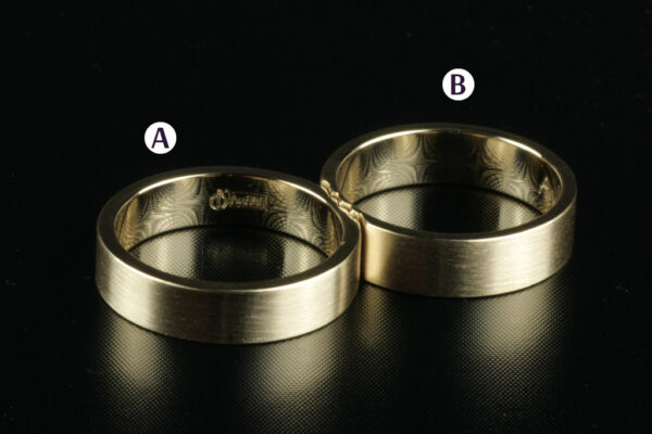 Trace wedding rings - model R1 - Image 2