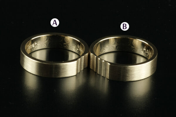 Trace wedding rings - model R1 - Image 4