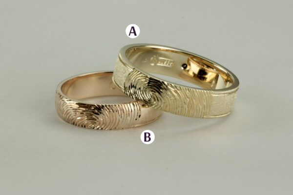 Touch wedding rings - model T4 - Image 2