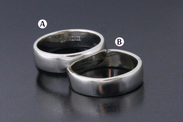 Trace wedding rings - model R3 - Image 2