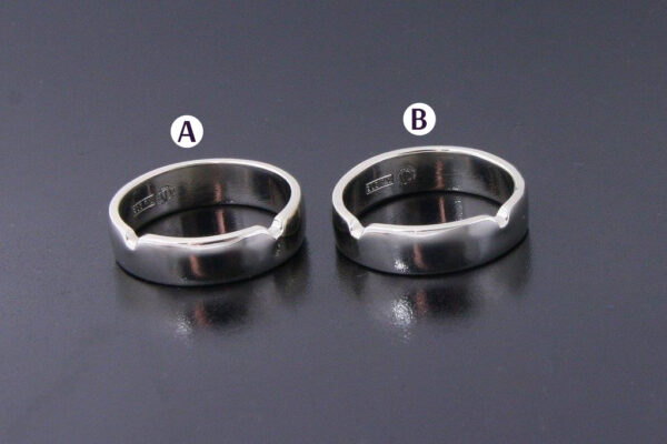 Trace wedding rings - model R3 - Image 3