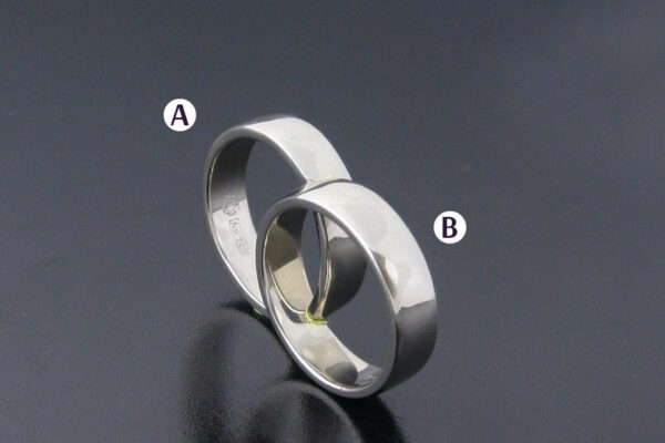 Trace wedding rings - model R3 - Image 4