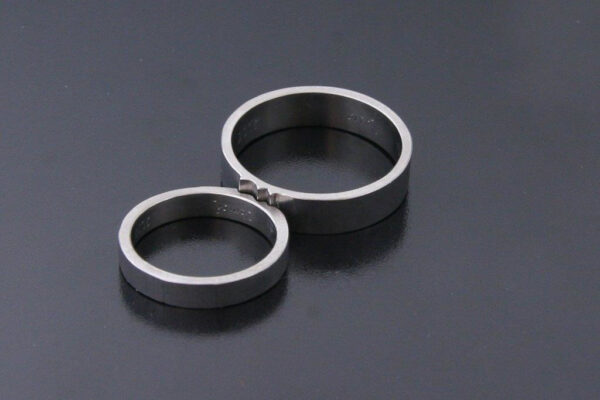 Trace wedding rings - model R4