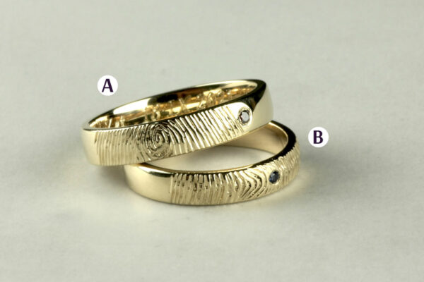 Touch wedding rings - model T5 - Image 2