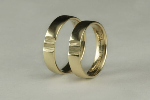 Trace wedding rings - model R5