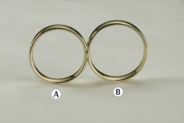 Trace wedding rings - model R5 - Image 5