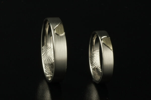 Touch wedding rings - model T9
