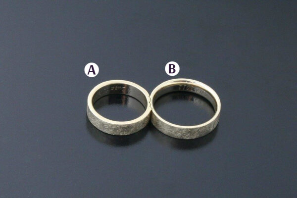Trace wedding rings - model R7 - Image 2