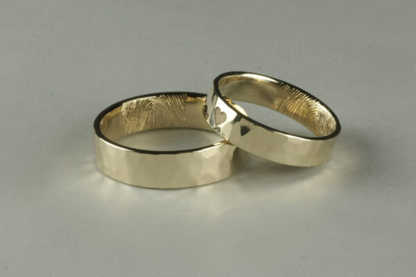 Touch wedding rings - model T11