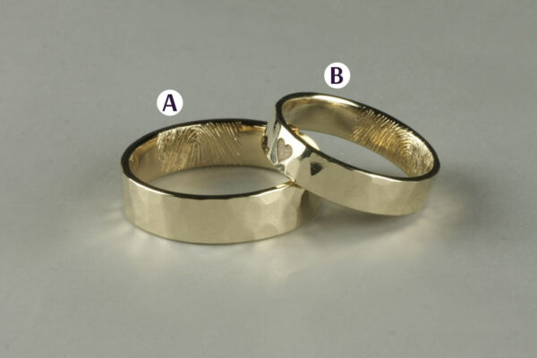 Touch wedding rings - model T11 - Image 2