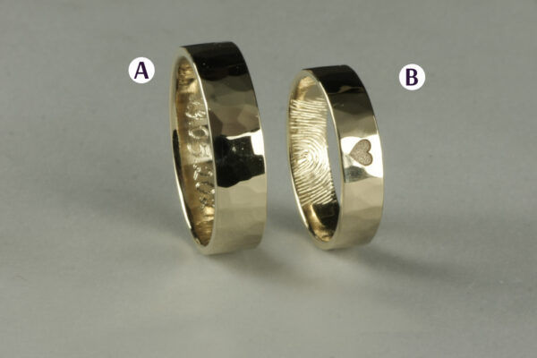 Touch wedding rings - model T11 - Image 3