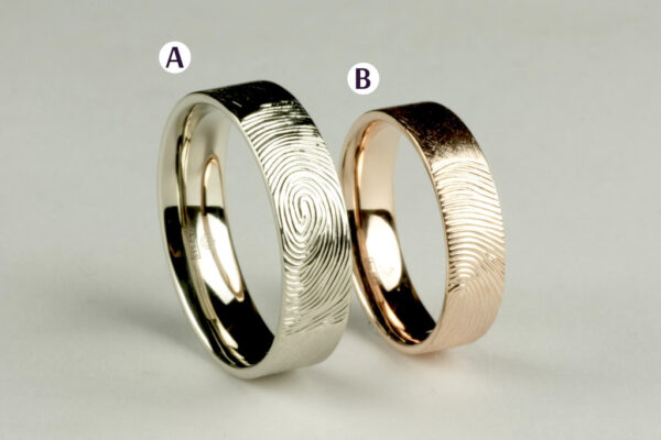 Touch wedding rings - model T14 - Image 2