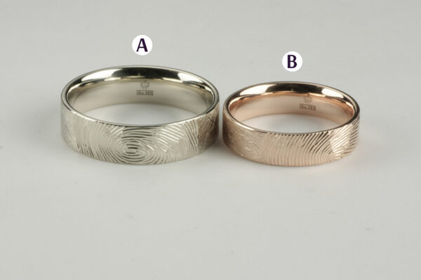 Touch wedding rings - model T14 - Image 3