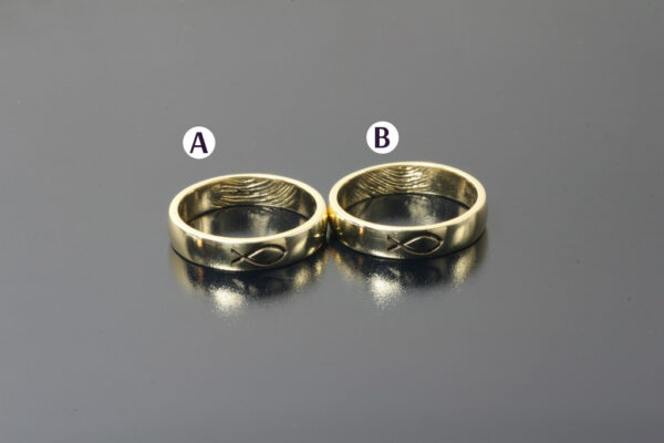 Touch wedding rings - model T15 - Image 2