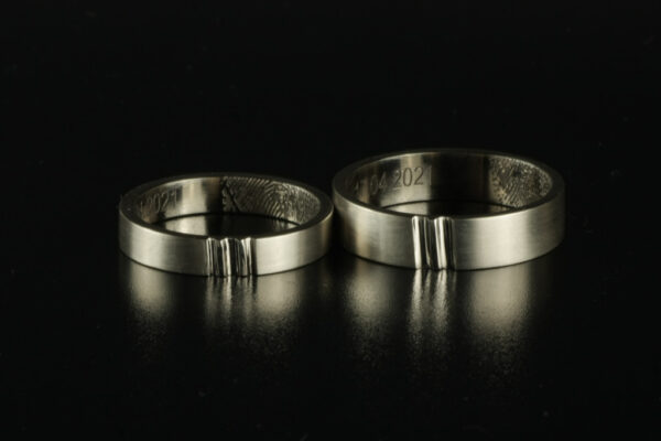 Trace wedding rings - model R10