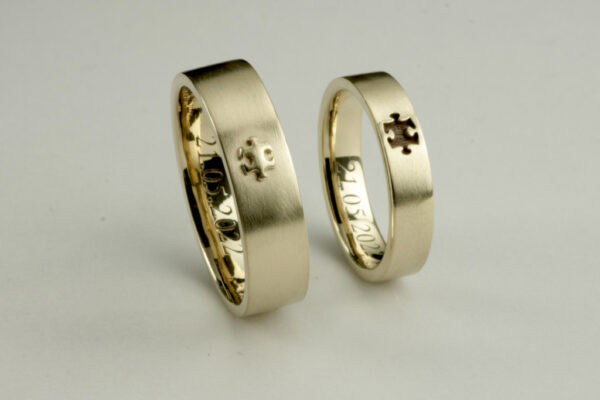 Trace wedding rings - model R11