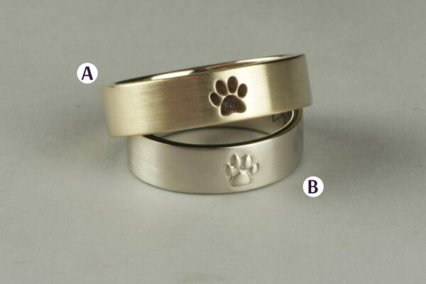 Trace wedding rings - model R12 - Image 4