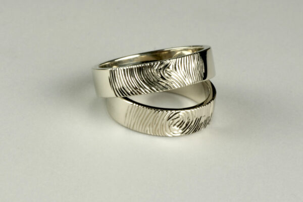 Touch wedding rings - model T18