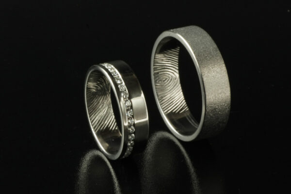Touch wedding rings - model T20