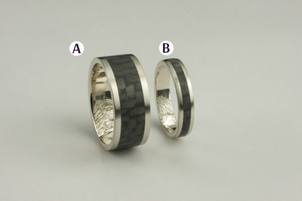 Fantasy wedding rings  - model F1 - Image 2
