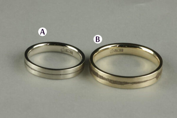 Fantasy wedding rings  - model F3 - Image 2