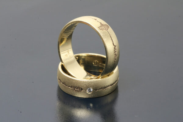 Fantasy wedding rings  - model F6