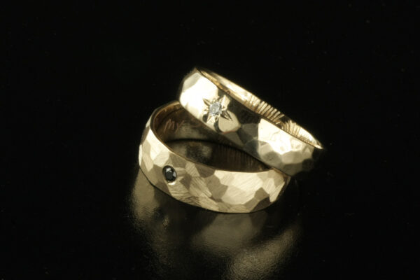 Fantasy wedding rings  - model F8