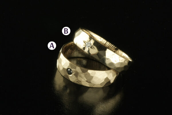 Fantasy wedding rings  - model F8 - Image 2